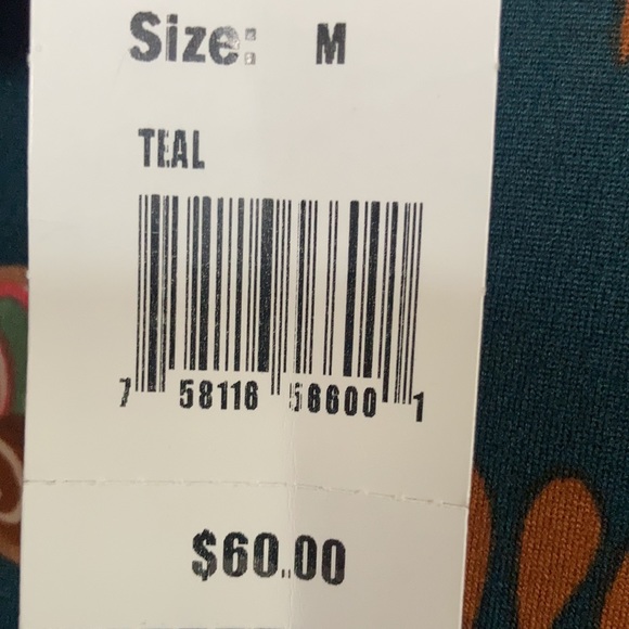 Harlow & Rose floral print pullover dress soft with stretch size M - Picture 12 of 17